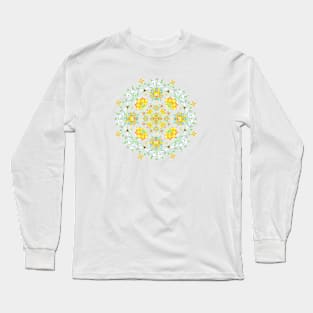 Flower Crown Nouveau Long Sleeve T-Shirt